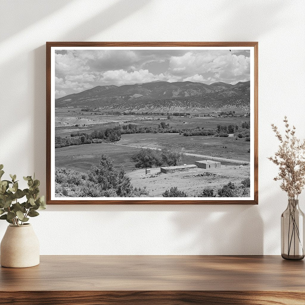 Vintage Farmstead of Spanish-American Farmer 1940