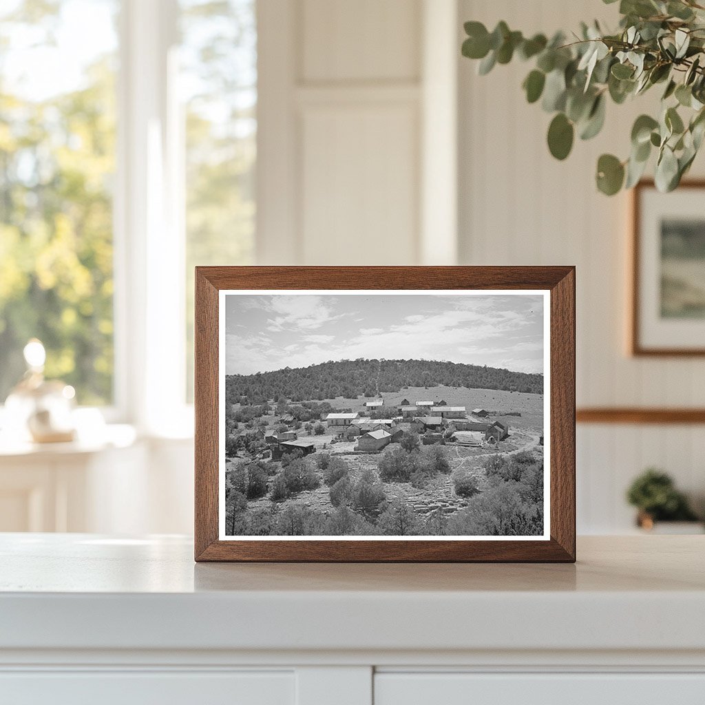 Vintage Photo of Escabosa New Mexico July 1940