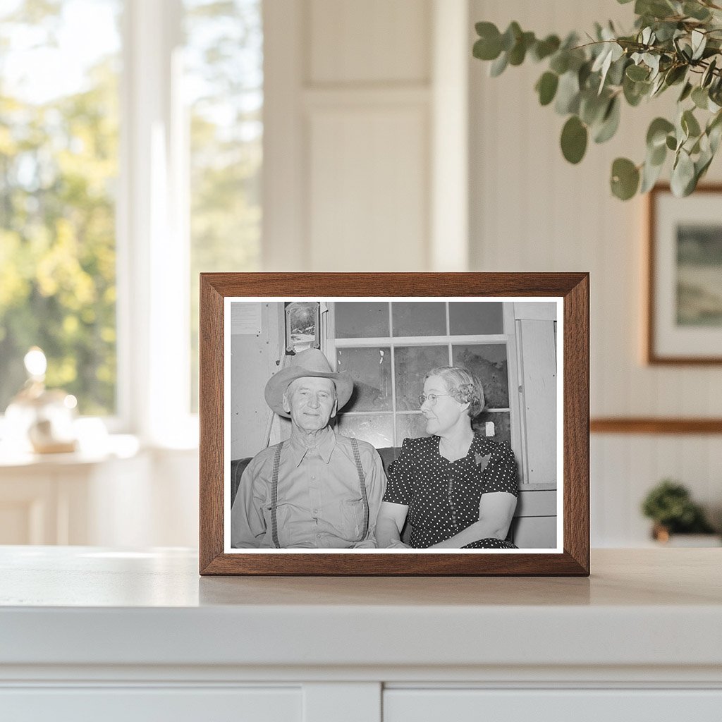 Postmaster and Wife in Pie Town New Mexico 1940