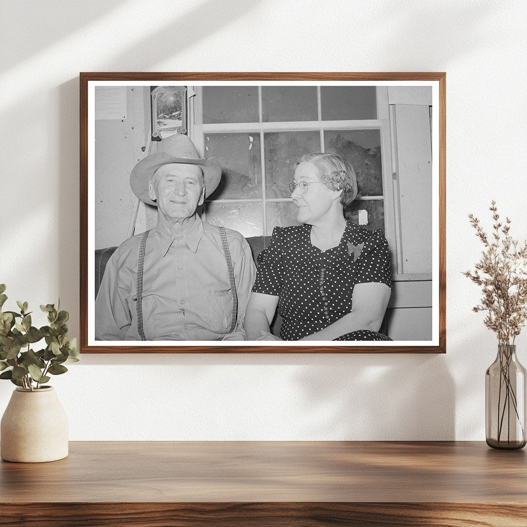 Postmaster and Wife in Pie Town New Mexico 1940