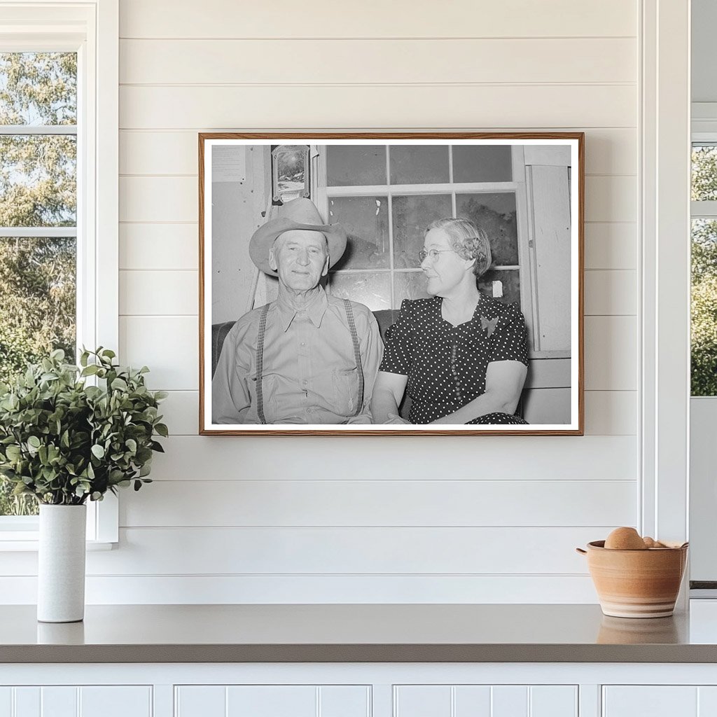 Postmaster and Wife in Pie Town New Mexico 1940