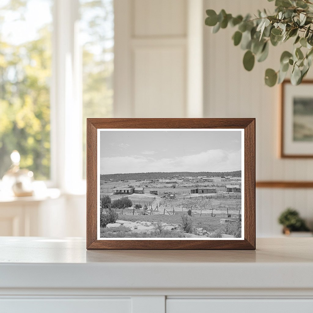 Vintage 1940 Scene from Chilili New Mexico Rural Life