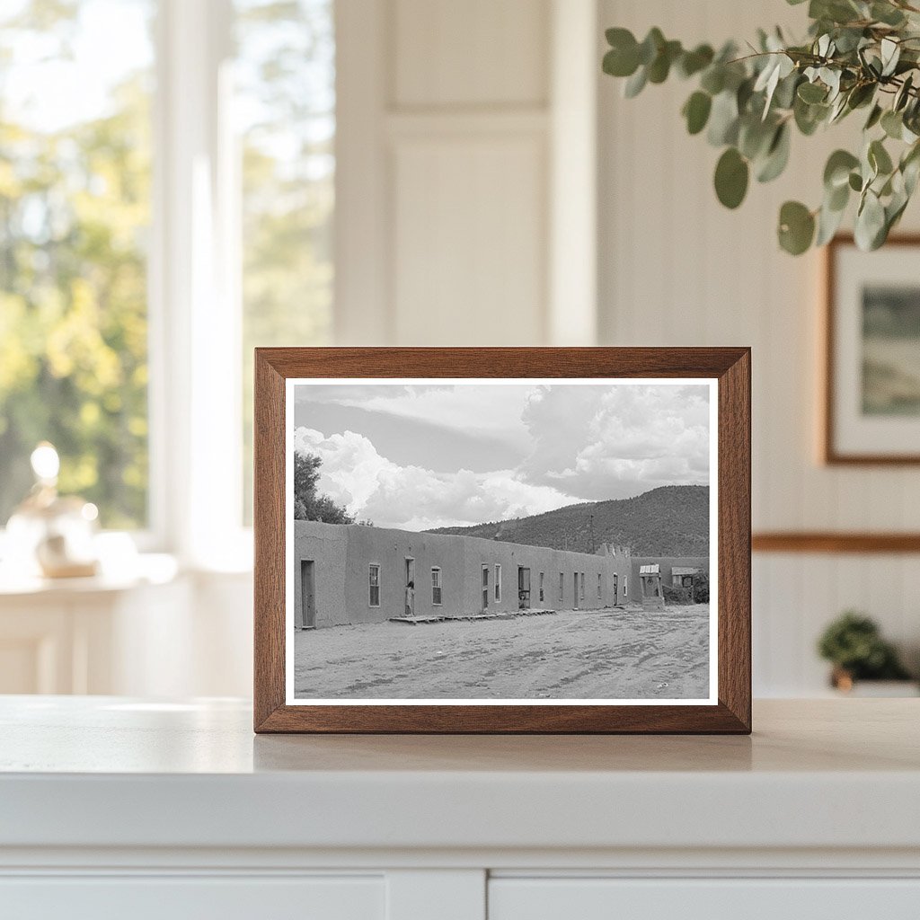 Vintage 1940 Adobe Dwellings in Costilla New Mexico