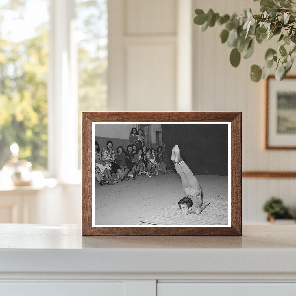 Spanish-American Acrobat Performance July 1940 Penasco NM