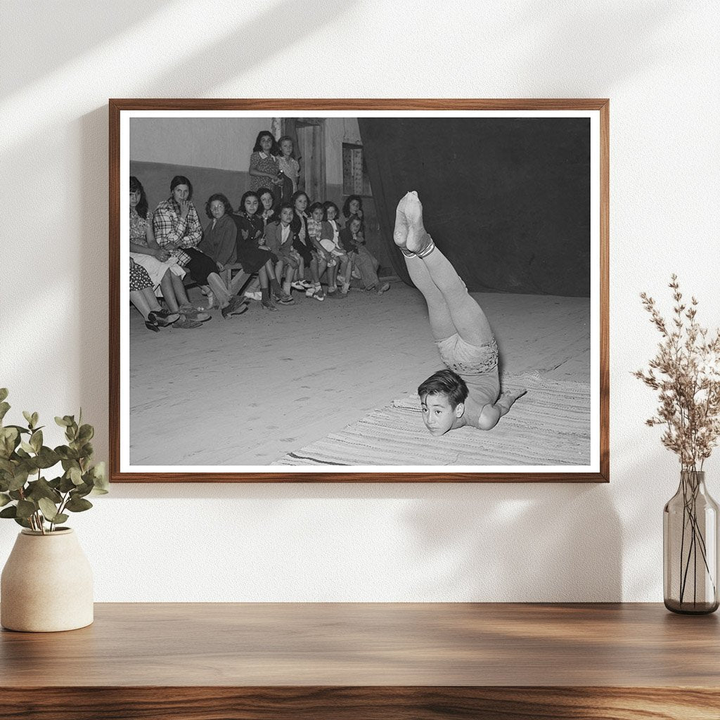 Spanish-American Acrobat Performance July 1940 Penasco NM
