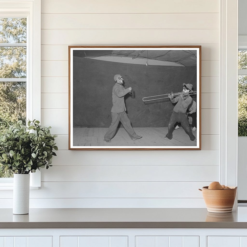 Spanish-American Clowns Performing in New Mexico 1940