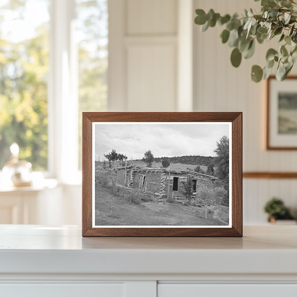 Spanish-American Farmers Barn and Coop Chamisal NM 1940