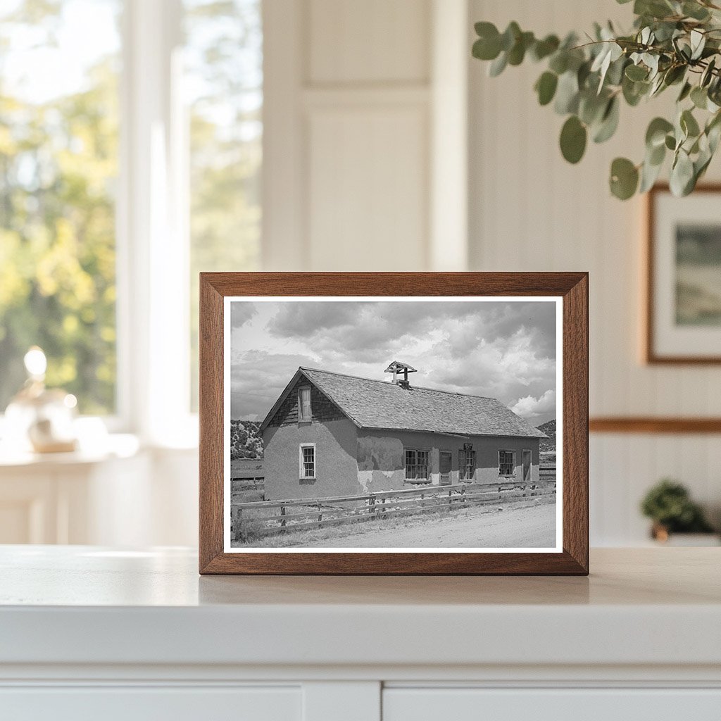 Vintage Schoolhouse in Penasco New Mexico 1940