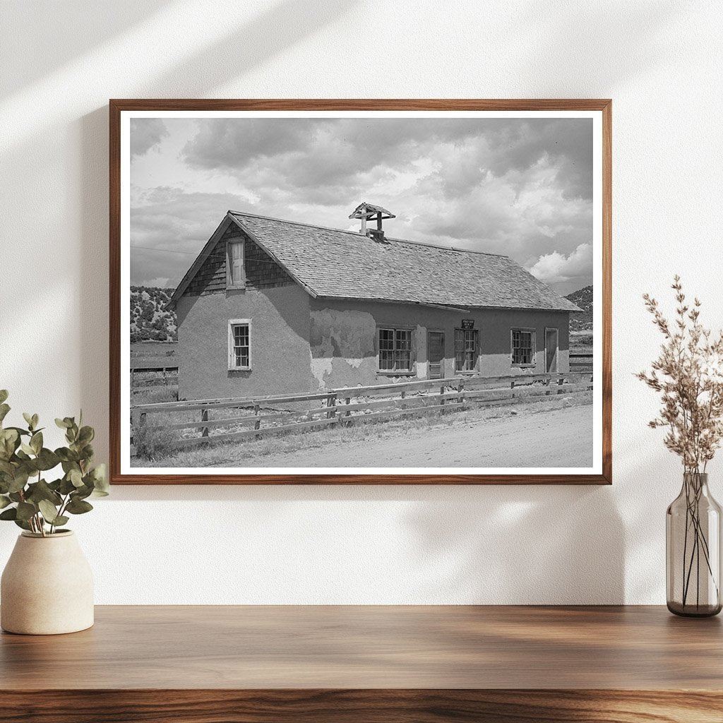 Vintage Schoolhouse in Penasco New Mexico 1940