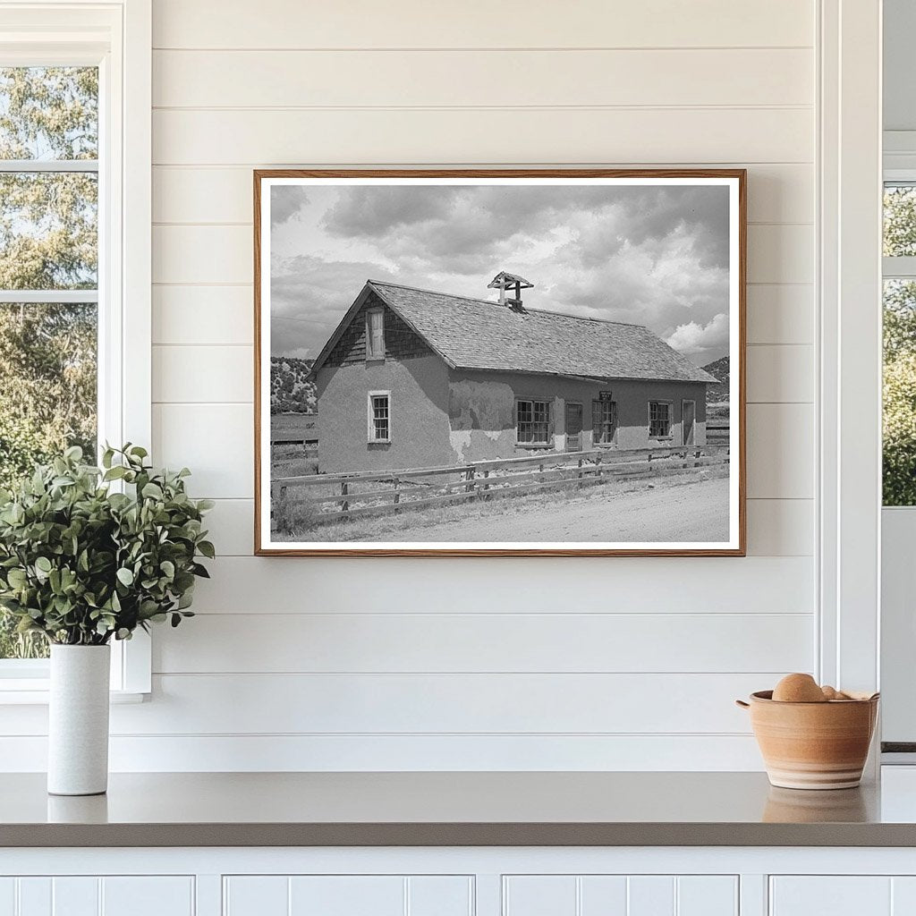 Vintage Schoolhouse in Penasco New Mexico 1940