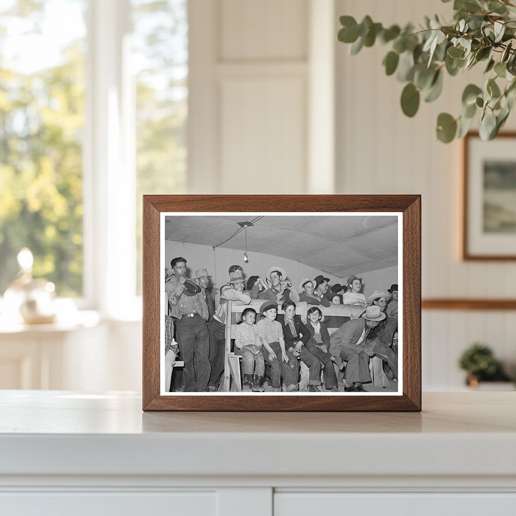 Spanish-Americans at Traveling Show Penasco New Mexico 1940