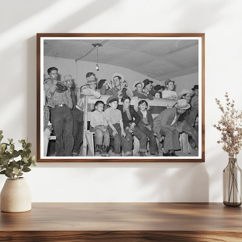 Spanish-Americans at Traveling Show Penasco New Mexico 1940