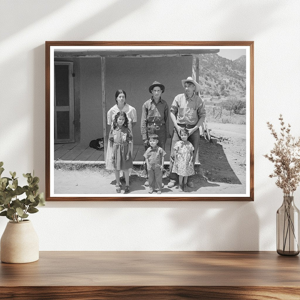 Spanish-American Farm Family in Amalia New Mexico 1940
