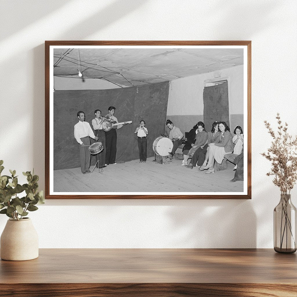 Orchestra at Spanish-American Show Penasco New Mexico 1940