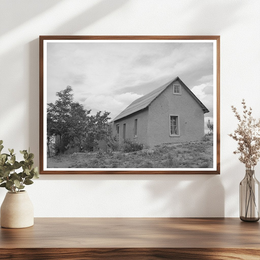 Spanish-American Farmer Home Chamisal New Mexico 1940