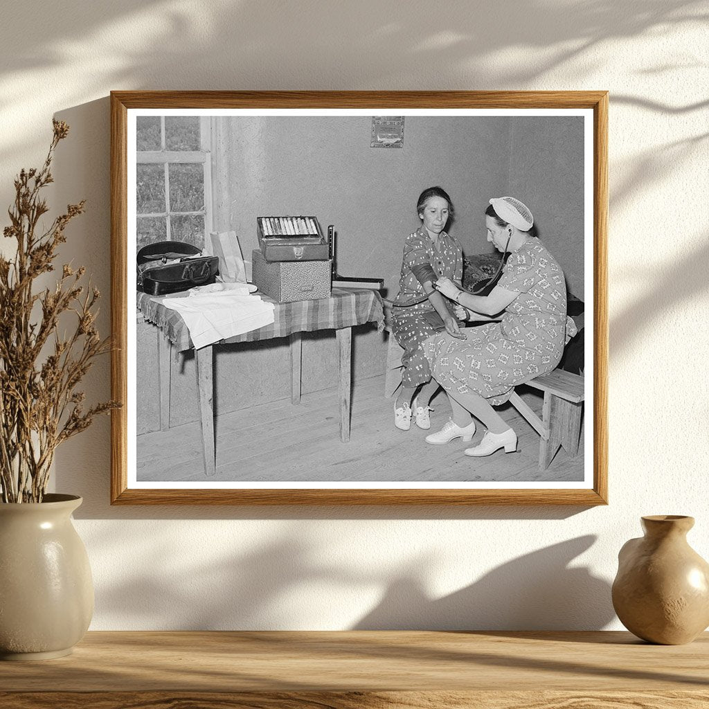 Traveling Clinic in Chamisal New Mexico July 1940