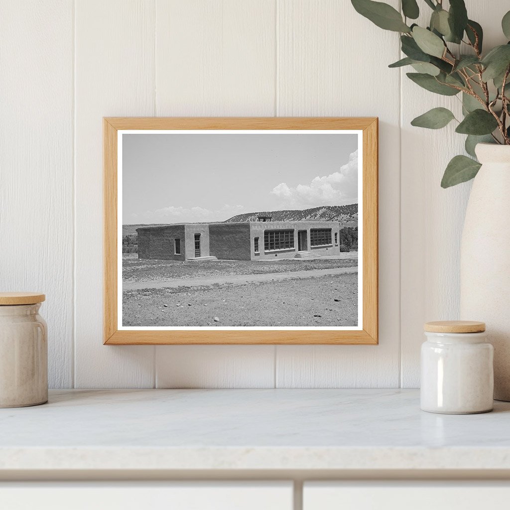 Vintage Schoolhouse in Amalia New Mexico 1940
