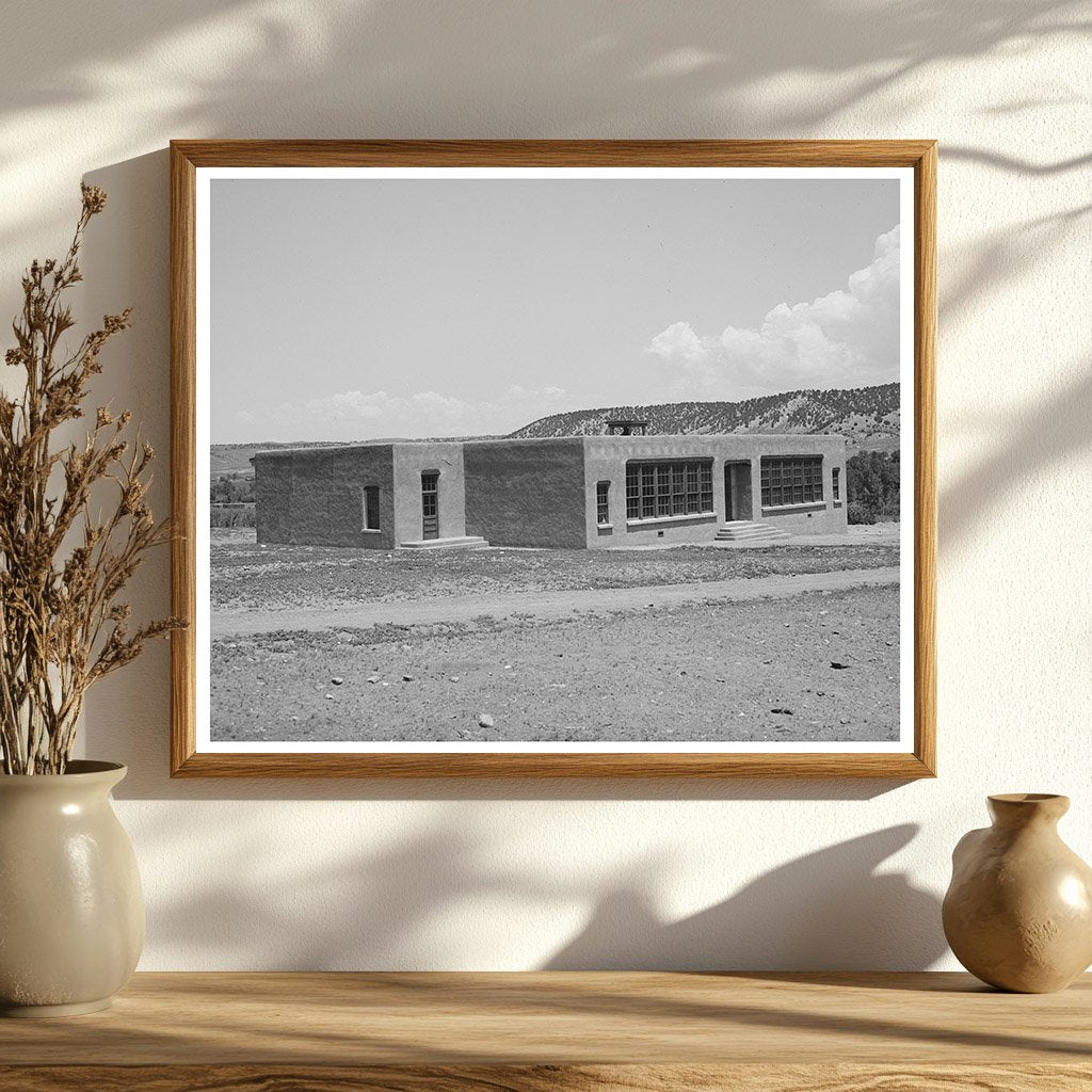 Vintage Schoolhouse in Amalia New Mexico 1940