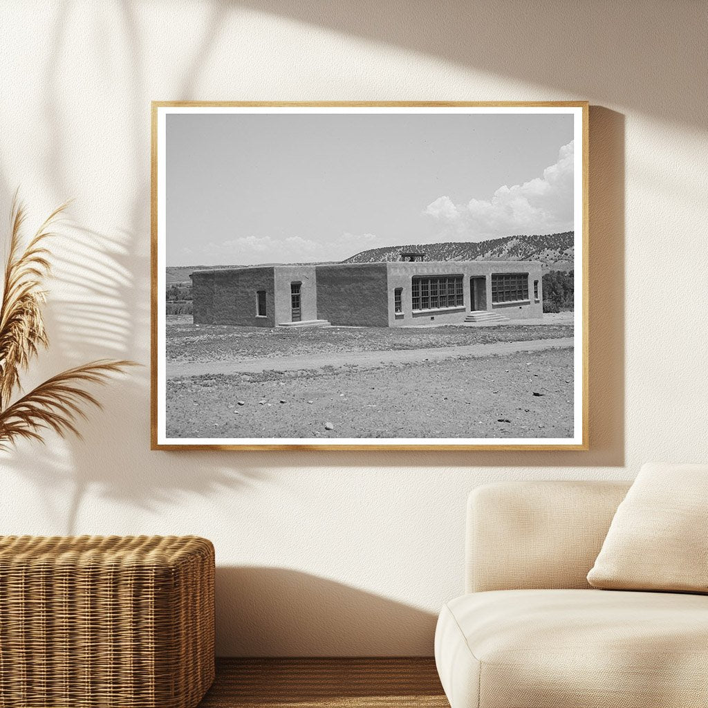 Vintage Schoolhouse in Amalia New Mexico 1940