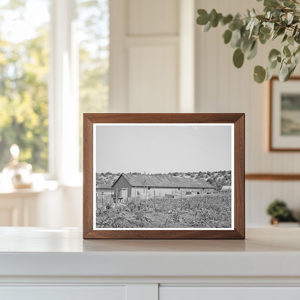 Vintage Barn in Penasco New Mexico July 1940 Photo