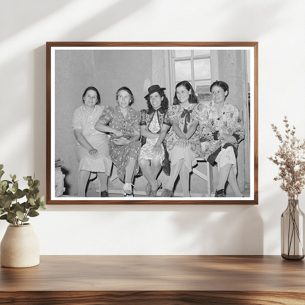 Spanish-American Women at 1940 Traveling Clinic New Mexico