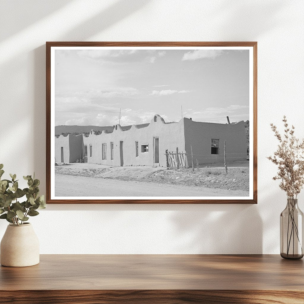 Adobe House in Penasco New Mexico July 1940