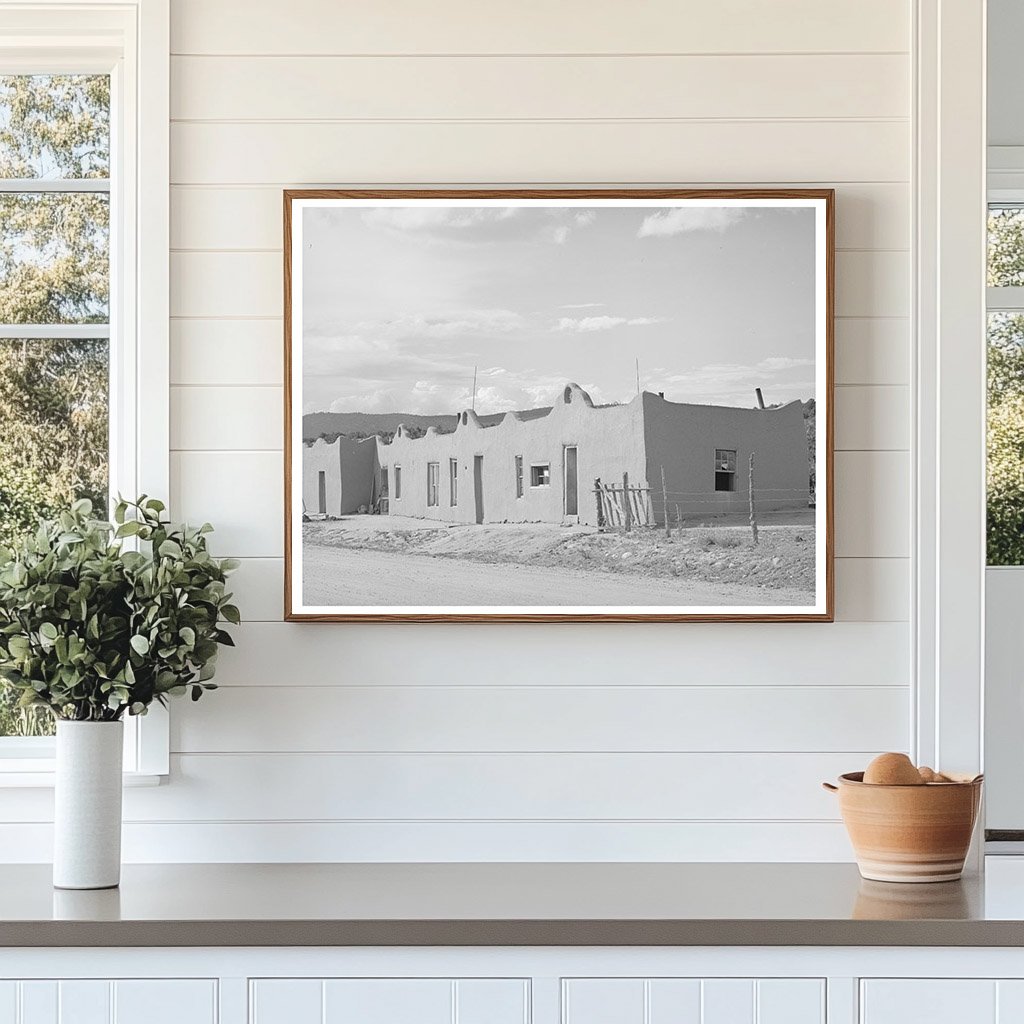 Adobe House in Penasco New Mexico July 1940