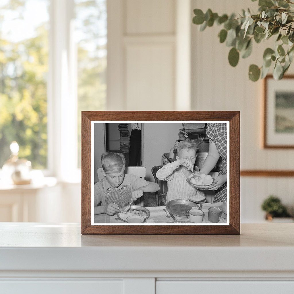 Vintage Family Dinner in Box Elder County Utah 1940