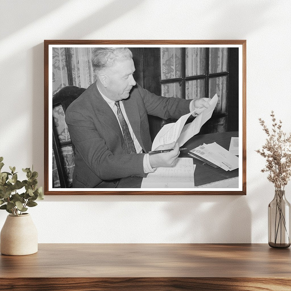 Mendon Utah Mayor Vintage Photo August 1940