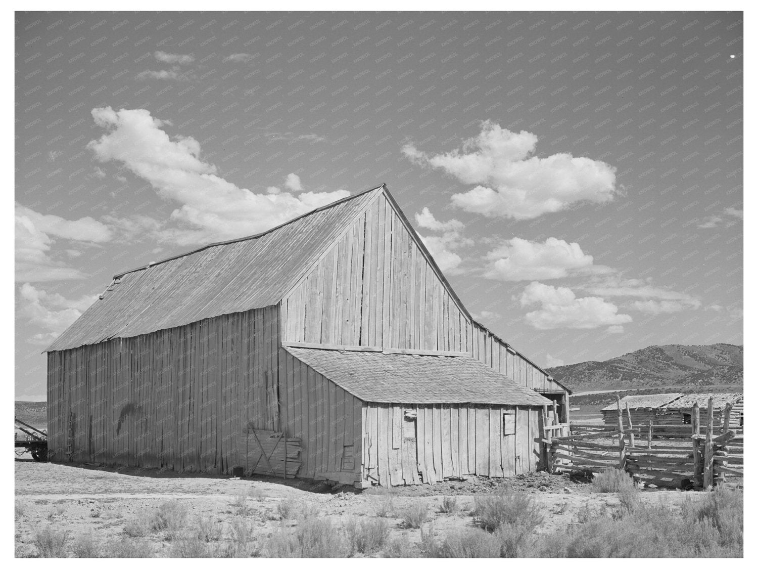 Mormon Farm in Box Elder County Utah August 1940 Image