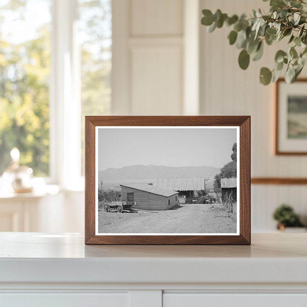 Mormon Farmer Barns Cache County Utah August 1940