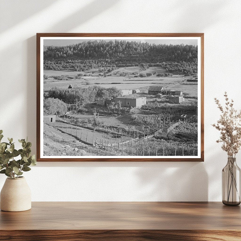 Spanish-American Farmstead in Taos County New Mexico 1940