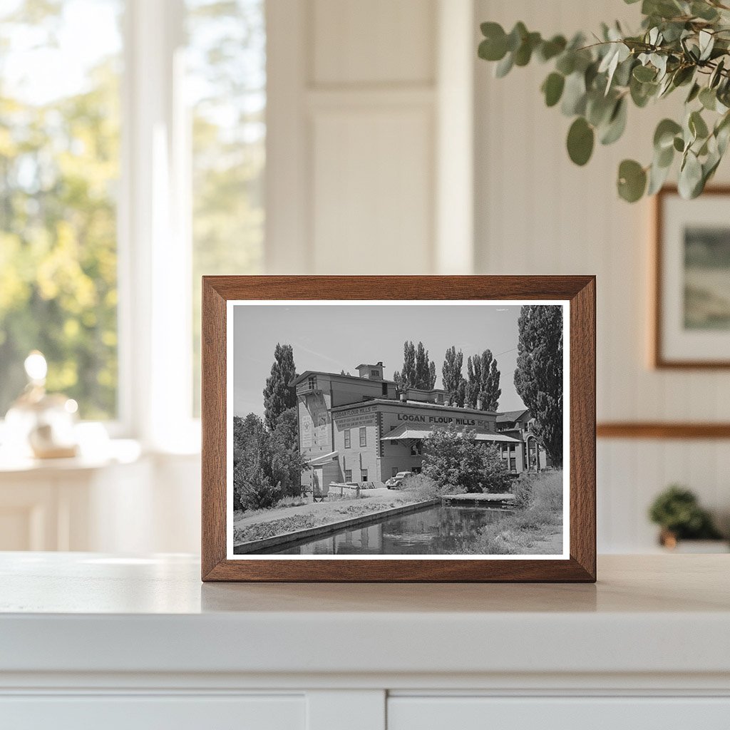 Logan Flour Mill Historic Image August 1940