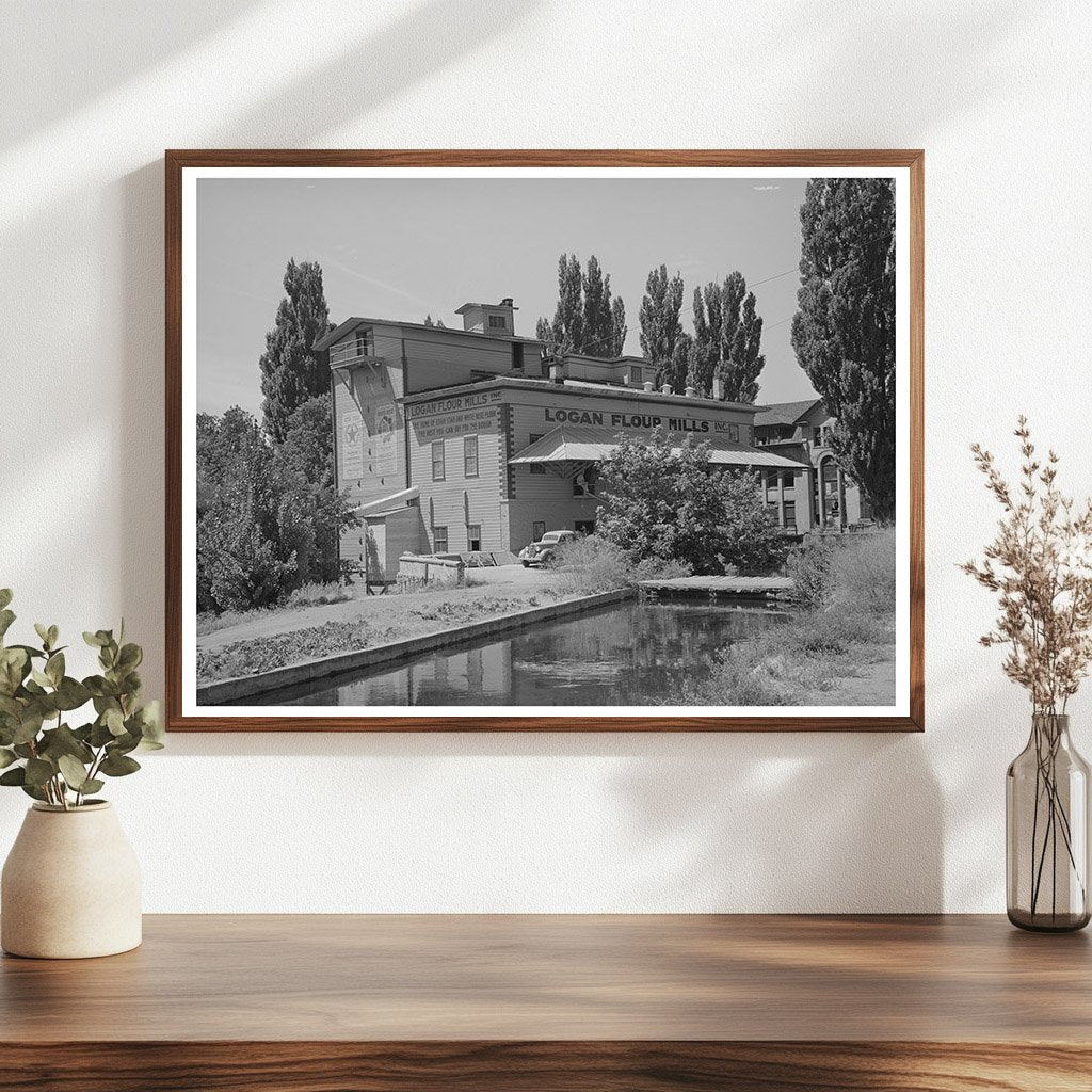 Logan Flour Mill Historic Image August 1940