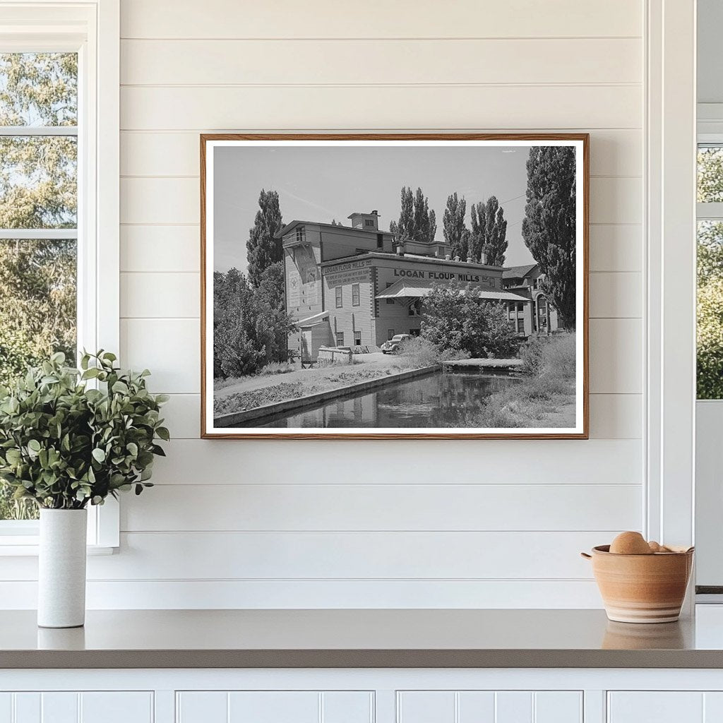 Logan Flour Mill Historic Image August 1940