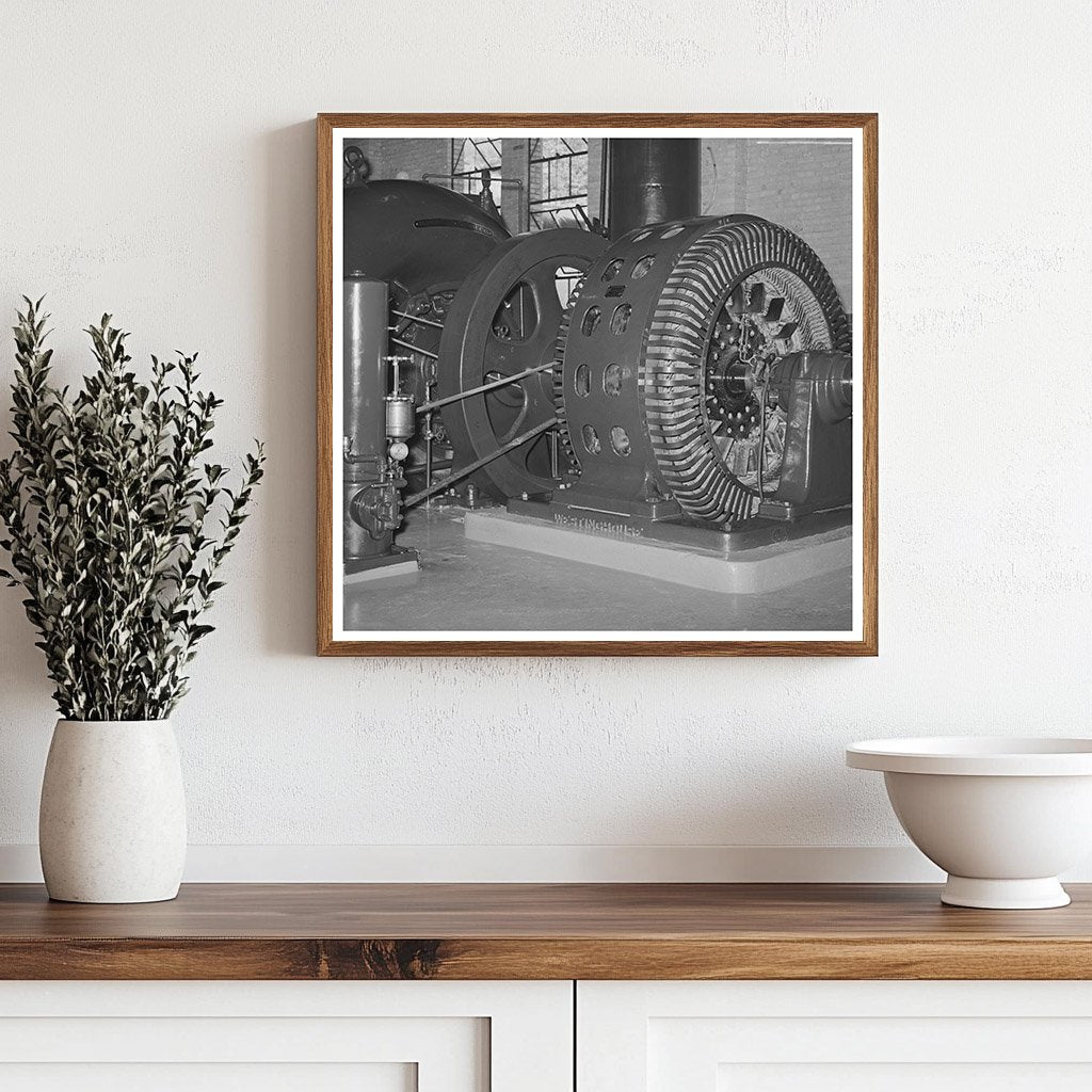 Water Turbine and Electric Generator Logan Utah 1940