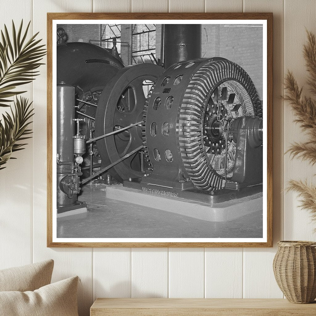 Water Turbine and Electric Generator Logan Utah 1940