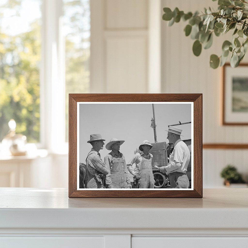 Thayne Discusses Agriculture with Ericson Brothers 1940