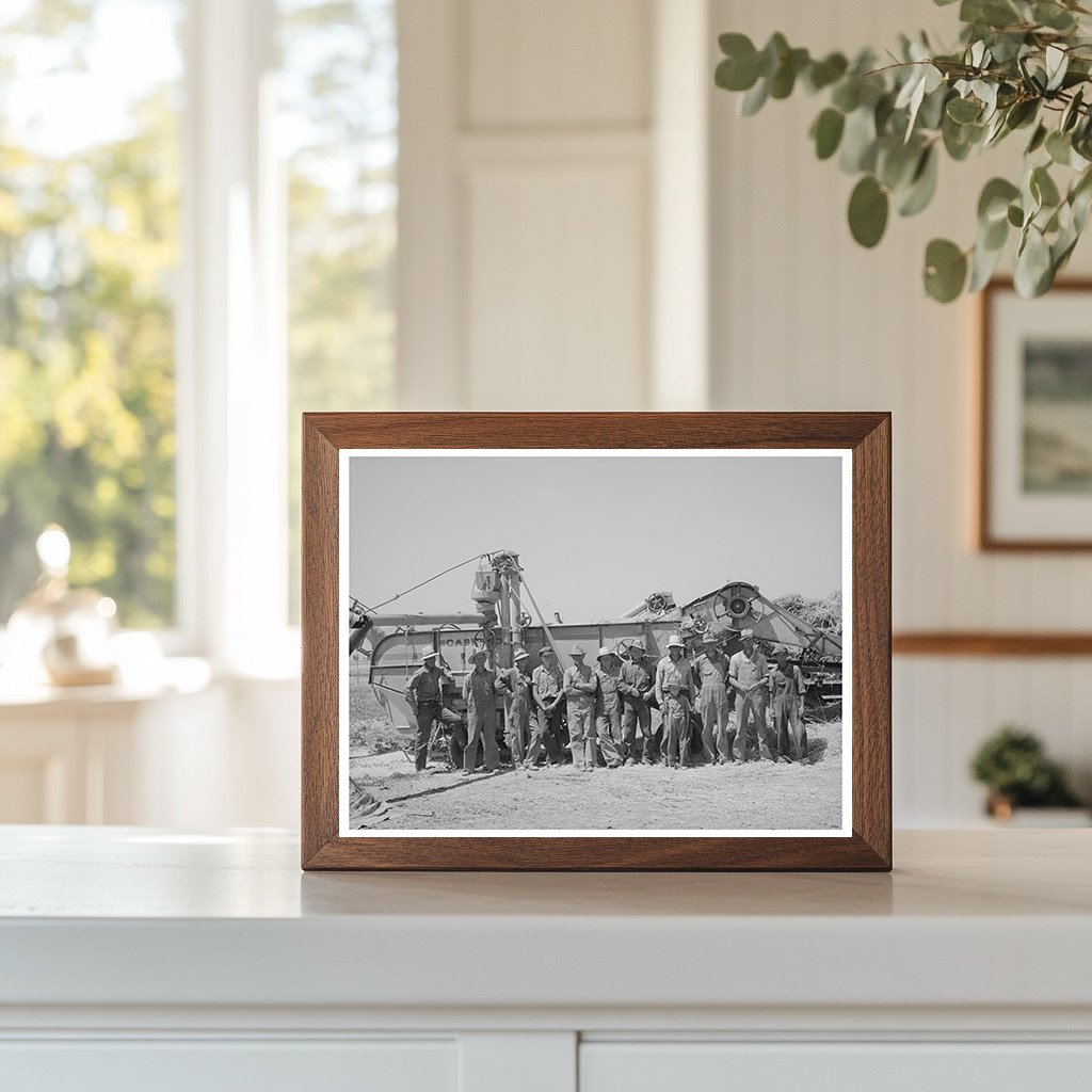 Threshing Crew in Box Elder County Utah August 1940