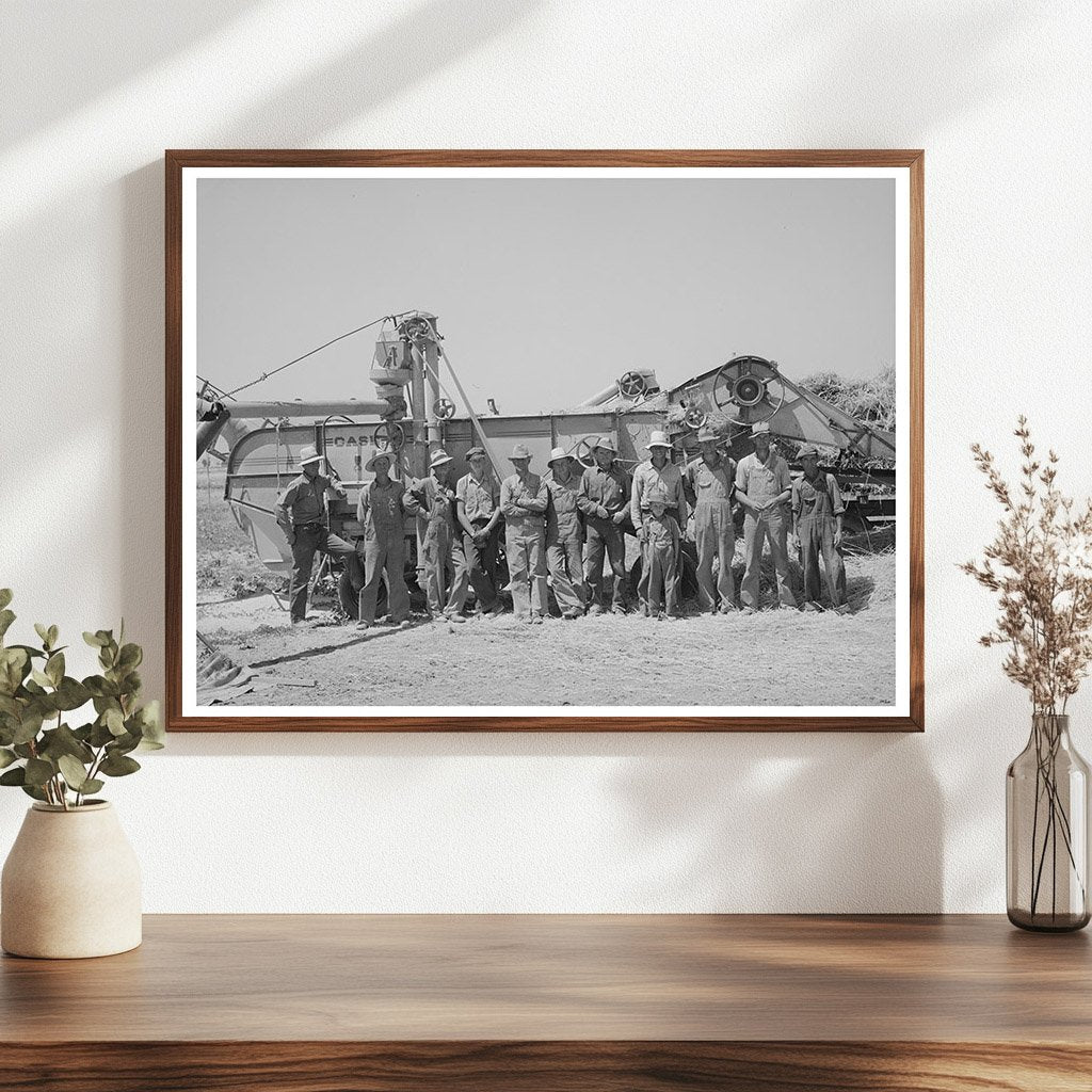 Threshing Crew in Box Elder County Utah August 1940