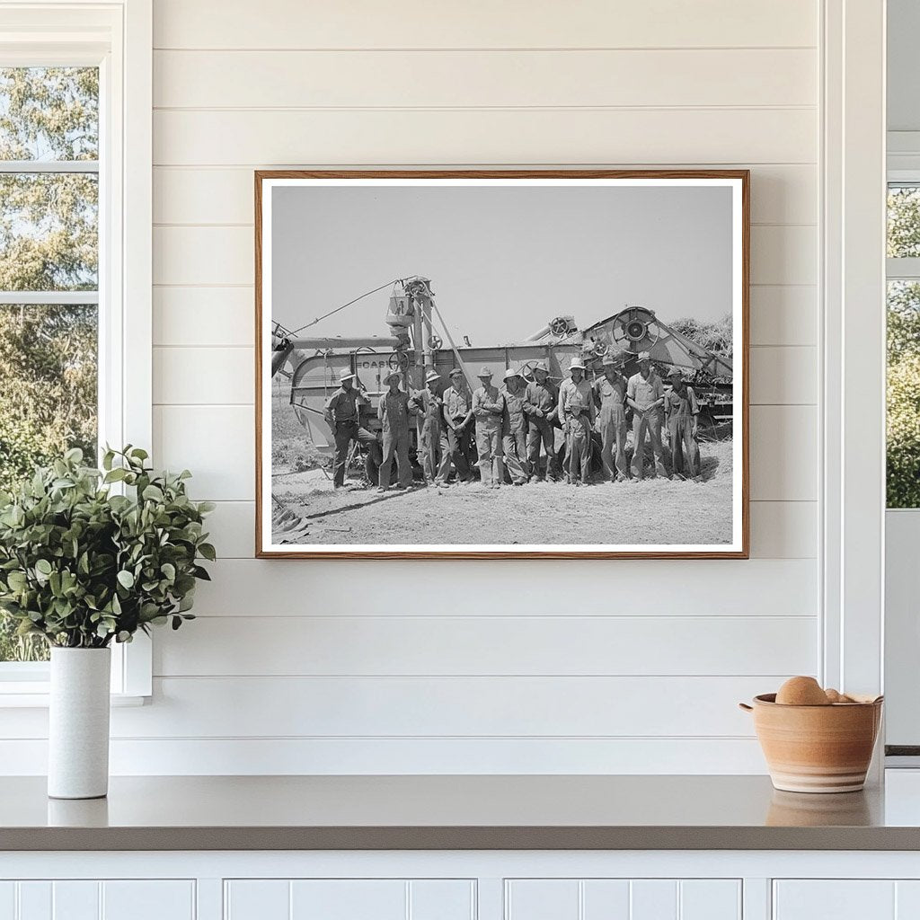 Threshing Crew in Box Elder County Utah August 1940