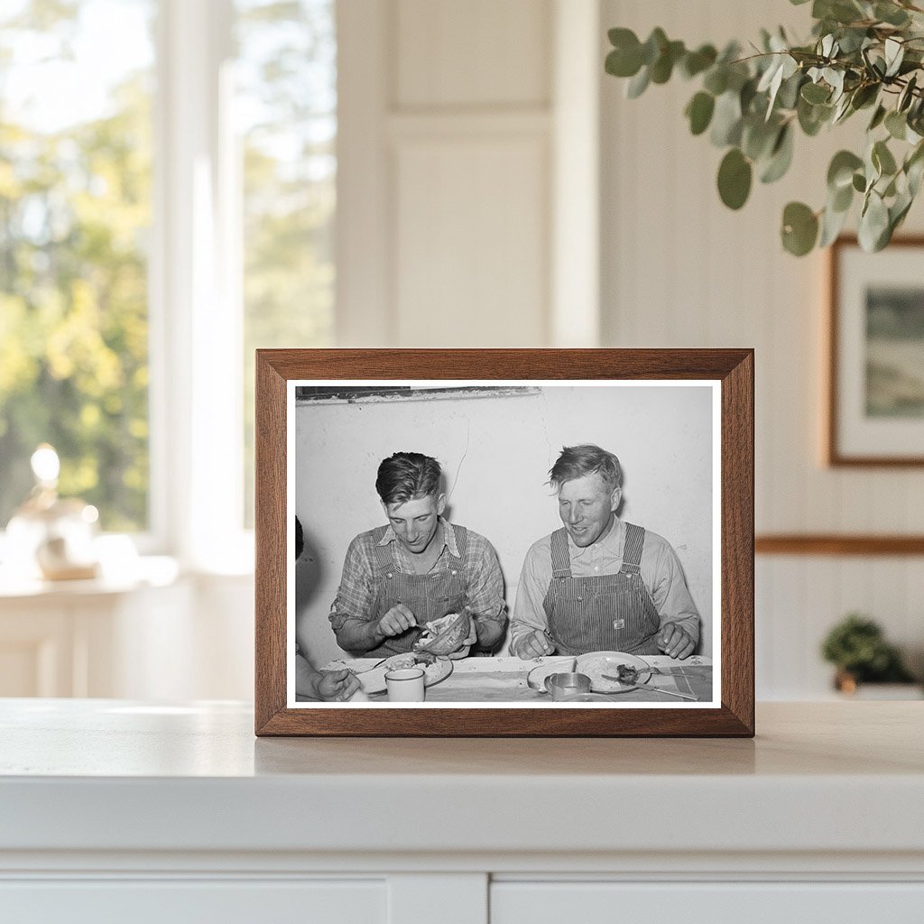 Mormon Farmers Dinner Table Box Elder County Utah 1940