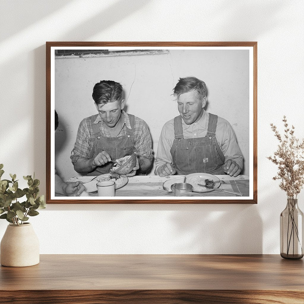 Mormon Farmers Dinner Table Box Elder County Utah 1940