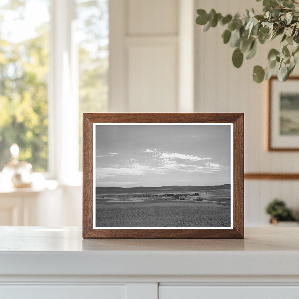 Snowville Utah Rural Landscape August 1940 Photo
