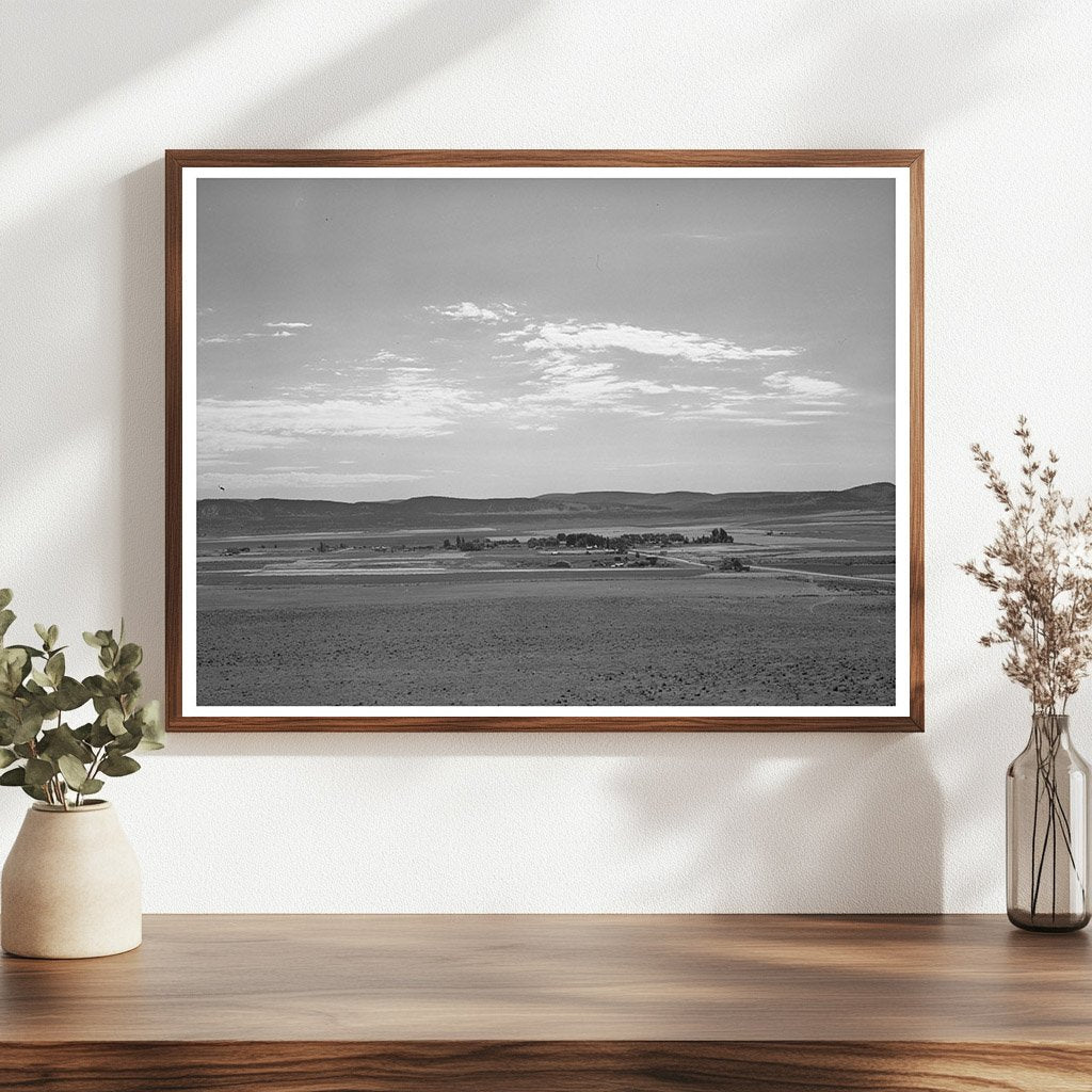 Snowville Utah Rural Landscape August 1940 Photo