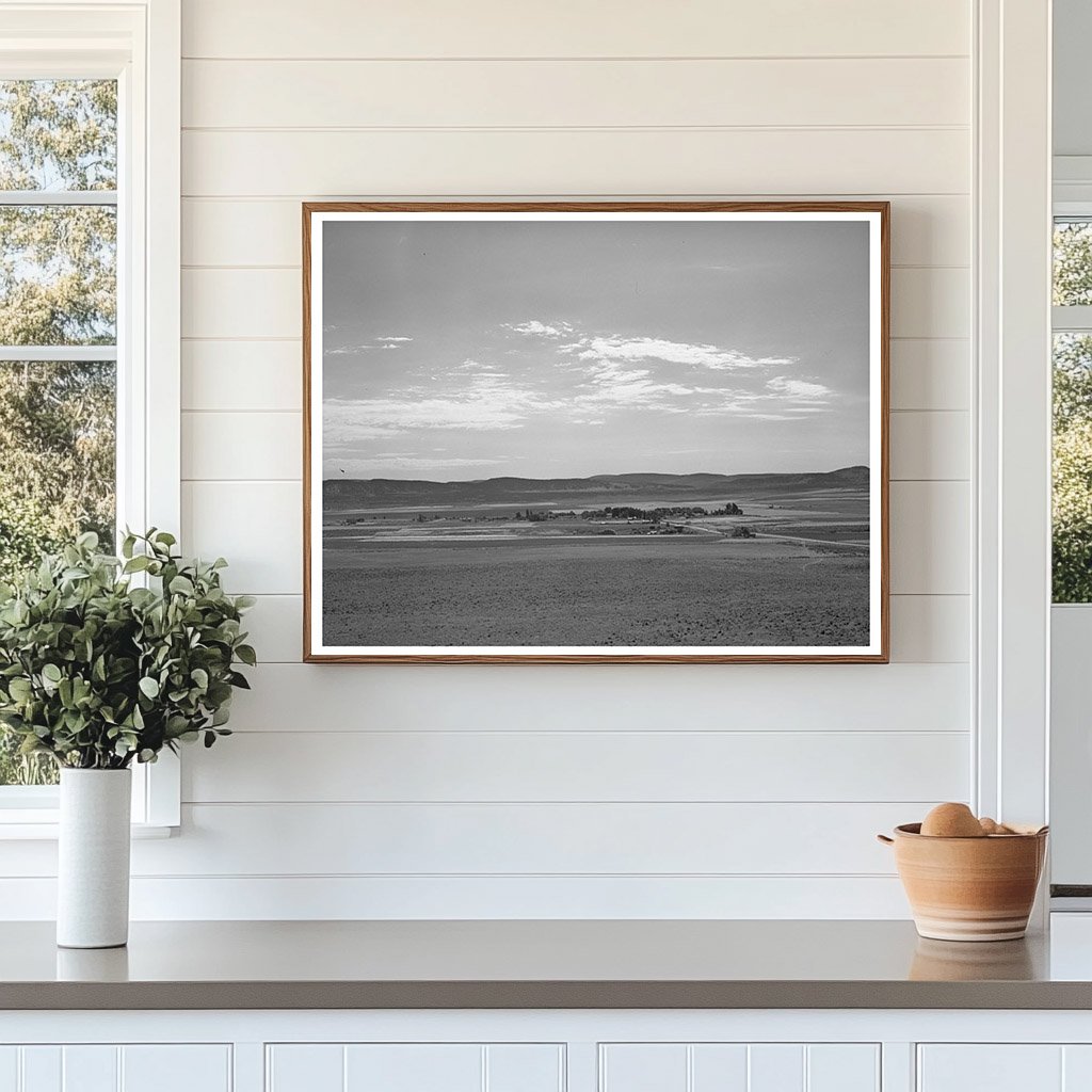 Snowville Utah Rural Landscape August 1940 Photo