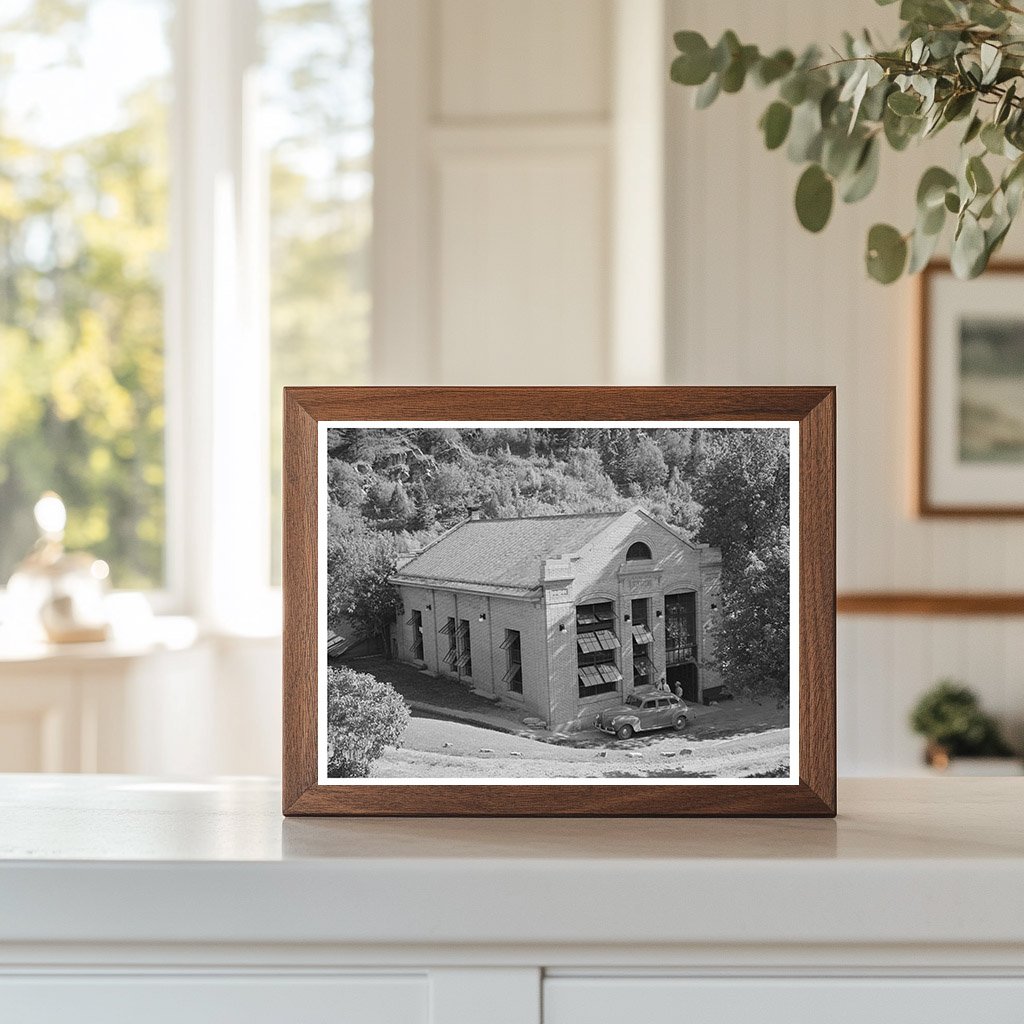 Hydroelectric Power Plant in Logan City Utah 1940