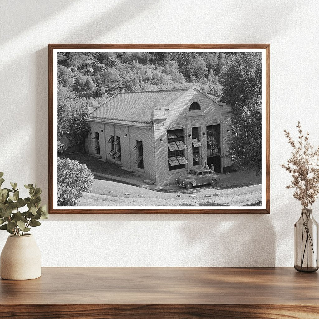 Hydroelectric Power Plant in Logan City Utah 1940