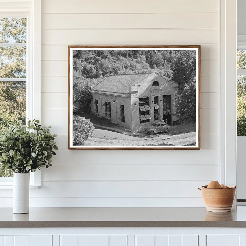 Hydroelectric Power Plant in Logan City Utah 1940