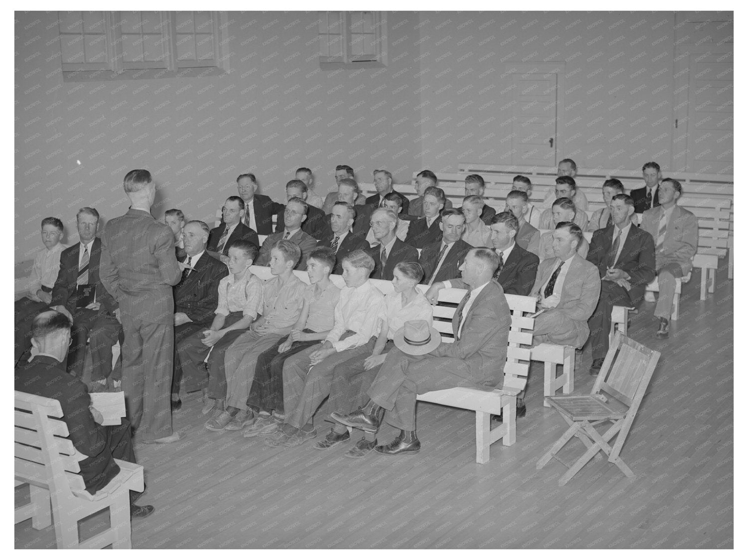 Mormon Priesthood Meeting Mendon Utah August 1940